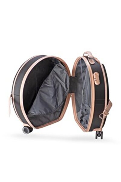 Semi Line Βαλίτσα Unisex μεσαίου μεγέθους T5671-3 μαύρη