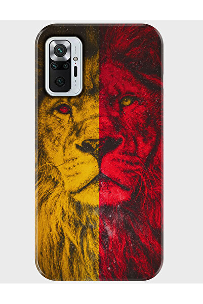 Duadan Xiaomi Redmi Note 10 Pro Kılıf Desenli Baskılı Silikon - aslan2