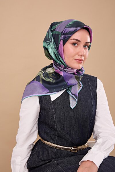 Silk Home Eșarfă din mătase twill - 11480-70 Violet Verde