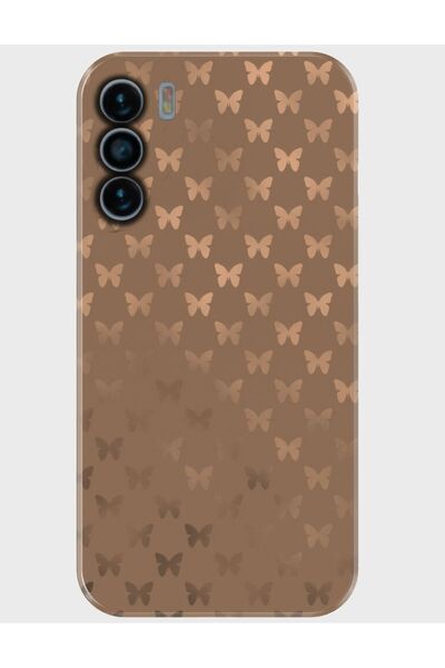 Reeder S19 Max Pro S Uyumlu Kılıf Desenli Baskılı Silikon - brownçiçek