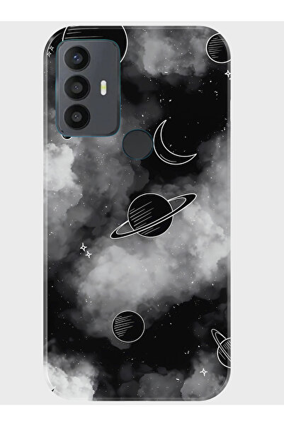 TCL 30 SE Kılıf Baskılı Silikon Kapak - 45