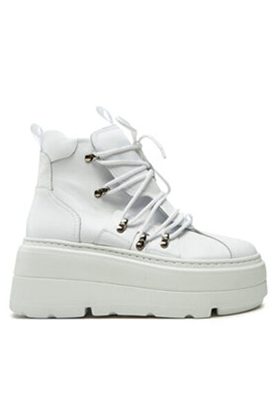 R.Polanski γυναικεία μποτάκια μέχρι τον αστράγαλο r polanski 1885 λευκά