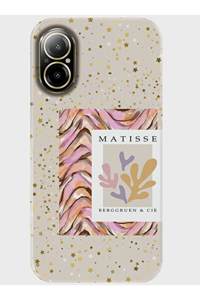 realme 12 Lite Uyumlu Kılıf Kamera Korumalı Baskılı Silikon Kapak - pastelmat...