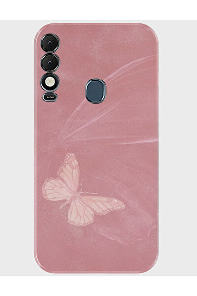 TECNO Spark 8t Kılıf Desenli Baskılı Silikon - pinkbutterfly