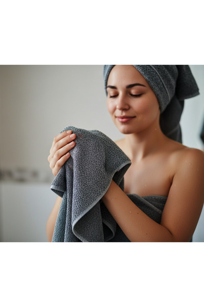 MOON SECRET Towel - Gray - Face towel
