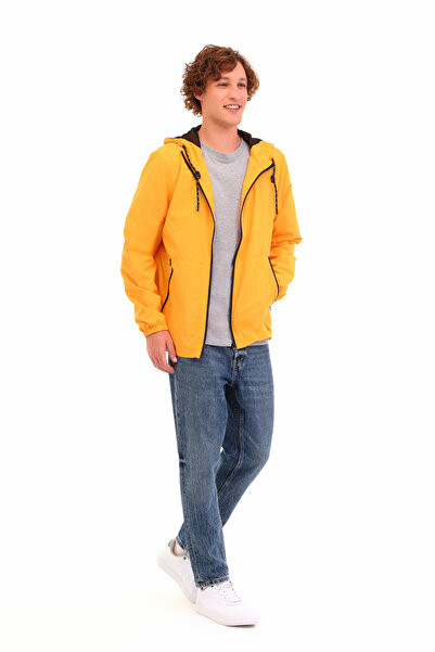 Kinetix Ανδρικό αδιάβροχο παλτό ML INDIGO 8PRF115 5PR Πορτοκαλί