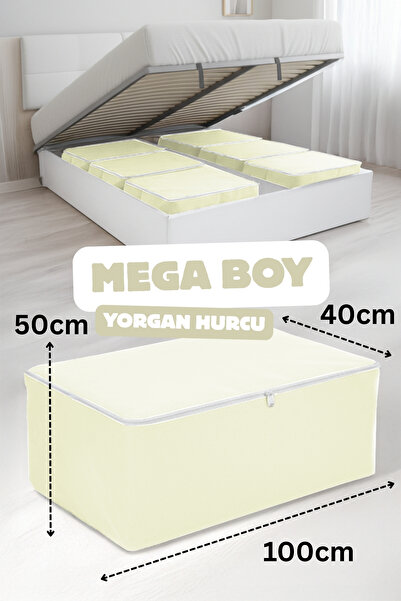 Owra Büyük Boy Yorgan Hurcu | Baza Altı Ve Çekyat Tipi Hurç | Mega Boy 1 Adet 100x50x40cm