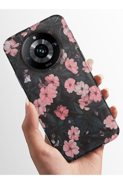 realme 11 Pro Plus Kılıf Kamera Korumalı Baskılı Silikon Kapak - realflower