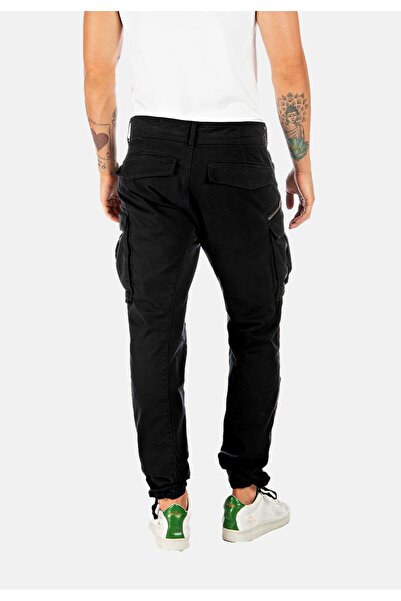 Replay Hose Cargohose JOE COMFORT COTTON TWILL mit Reißverschlusstasche