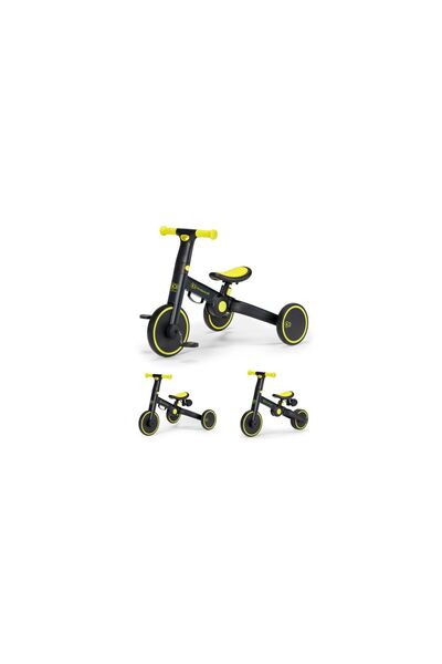 Kinderkraft 4Trike Black Volt Balance Bike / Tricycle