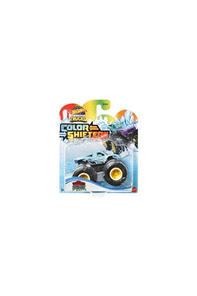 HOT WHEELS MONSTER TRUCK PODIUM CRASHER WITH COLOR CHANGERS SCALE 1:64