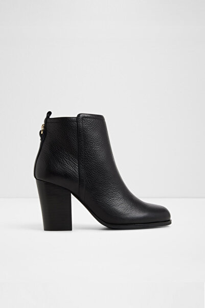Aldo NOEMIA - Kadın Siyah Hakiki Deri Blok Topuklu Fermuarlı Bot