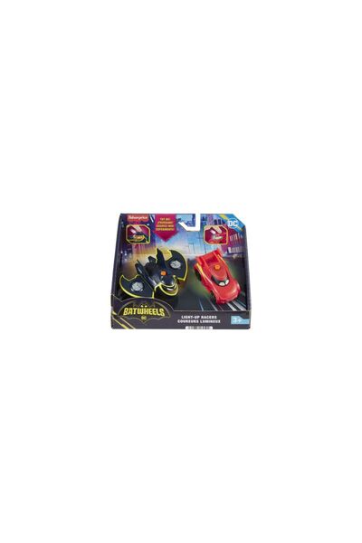 FISHER PRICE Batwheels Set 2 Masinute cu Lumini Redbird si Batwing Scara 1:55