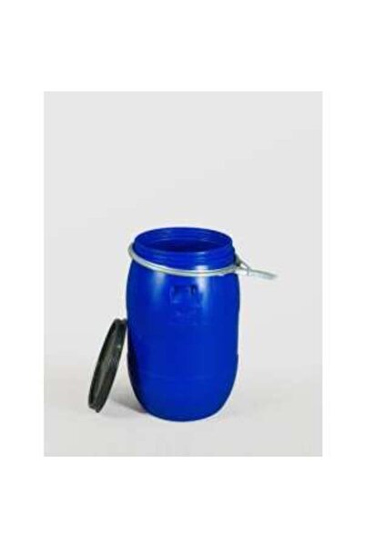 sterk 85 liter can, with metal rim, Blue Plastic