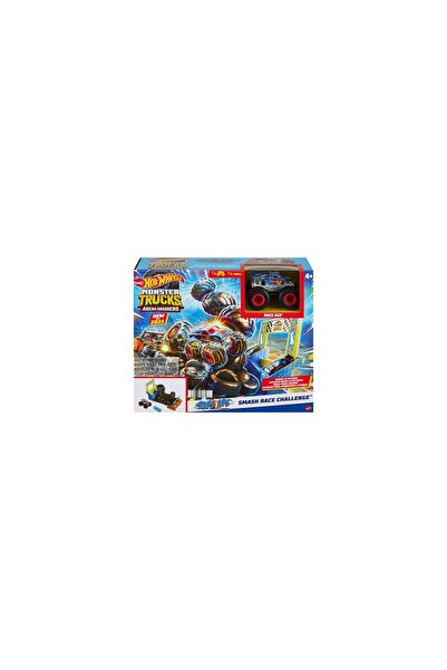 HOT WHEELS Monster Trucks Entry Challenge Arena Smashers Provocarea Smash Race