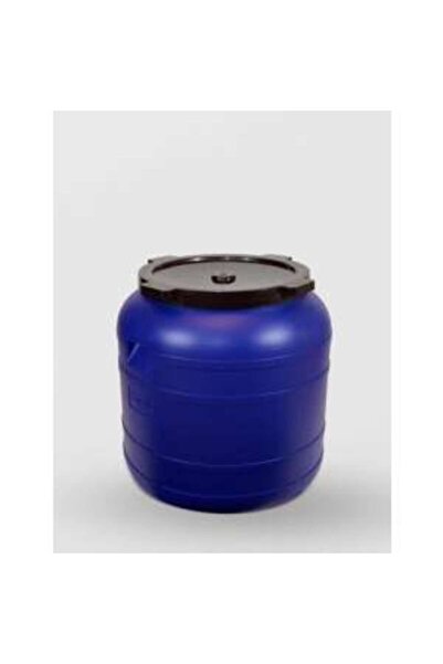 sterk Bidon 100 litri, cu capac prin infiletare, Plastic Albastru