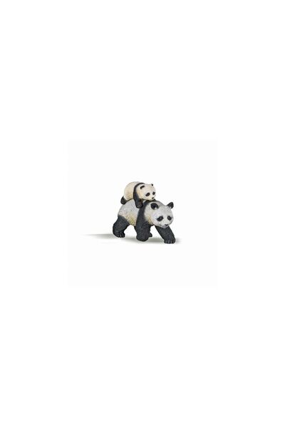 Papo FIGURINA URSULET PANDA CU PUI