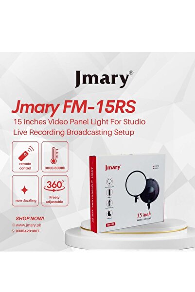 Jmary FM-15RS 15 inches Video Panel Light