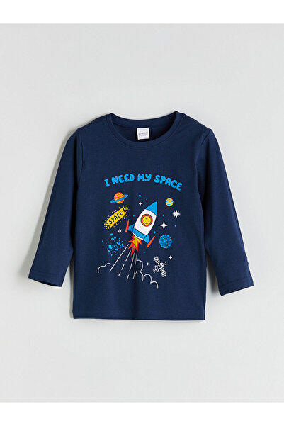 LC Waikiki LCW Kids YENİ SEZON Uzun Kollu Baskılı Erkek Çocuk Pijama Takımı