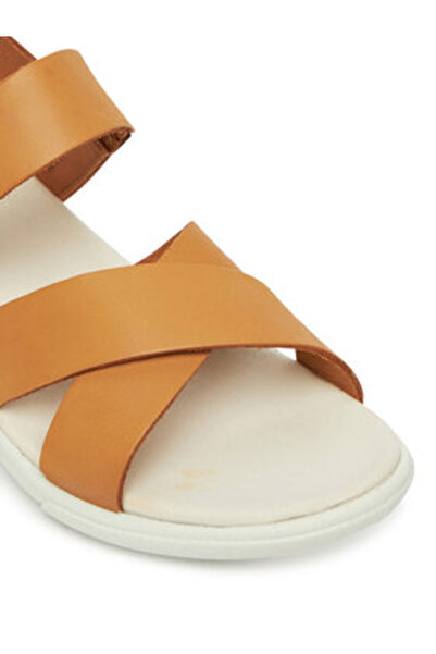 Ecco Γυναικεία Σανδάλια καφέ -22010302021 LION