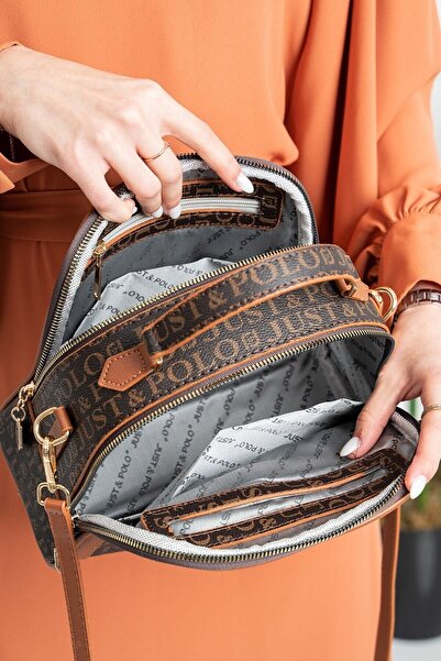 Just Polo حقيبة كتف نسائية متوسطة الحجم أصلية من أوريجينال شوبر