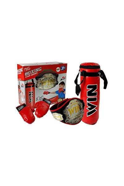 LeanToys Boxing Set for Kids with Gloves and Champion Belt MCT 7122