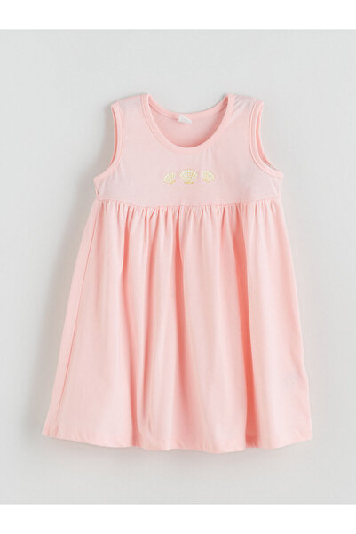 LC Waikiki فستان بيك نيو سيزون بياقة الدراجة للفتيات الصغيرات