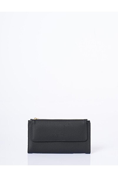 Kayra Magnet Closure Wallet Black