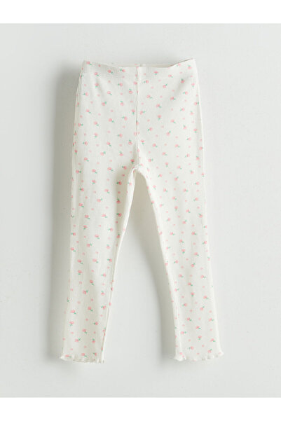 LC Waikiki LCW Kids Pijamale pentru fete cu talie elastică, 2 bucăți (W5)