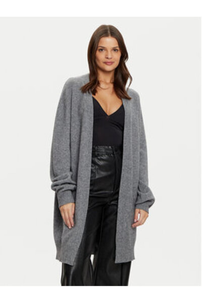 Kontatto kontaktatto Γυναικεία Ζακέτα 3M0143 Γκρι