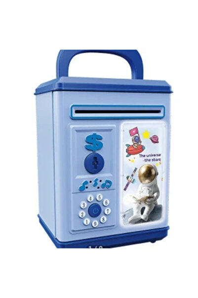 Toybox Piggy Bank Electronic ATM for Kids, Cash & Coin Safe Box with Password Code