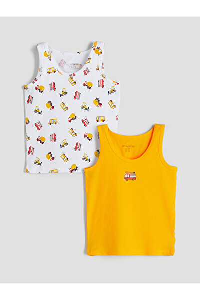 LC Waikiki Cey New Season Crew Neck Boys' Undershirt 2-Pack