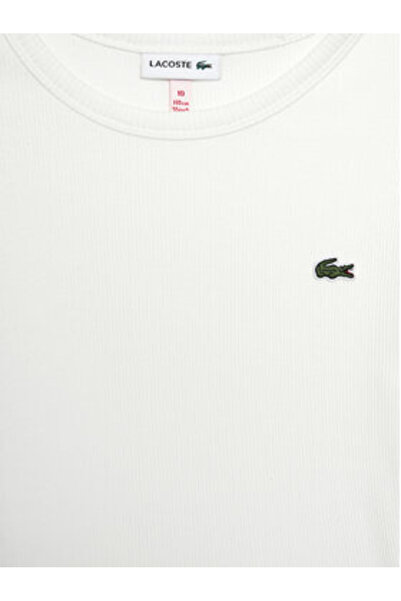 Lacoste Μπλούζα για κορίτσια TJ7316 Λευκό