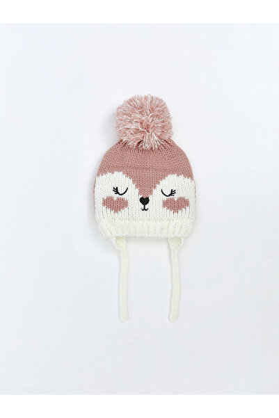 LC Waikiki Baby Girl Beanie with Animal Figures (W5)