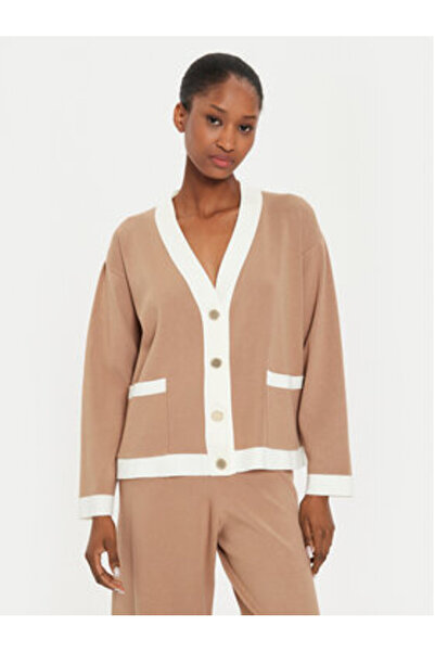 Kontatto kontaktatto Γυναικεία Ζακέτα AI2025 Καφέ