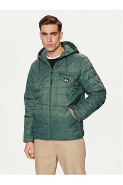 Quiksilver Ανδρικό τζάκετ μετάβασης EQYJK04095-GRT0 Πράσινο