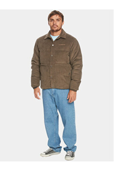 Quiksilver Ανδρικό Μπουφάν Μετάβασης EQYJK03984 Καφέ