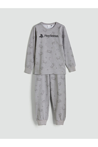 LC Waikiki Lcw Kids Crew Neck Playstation Printed Boys' Pajama Set