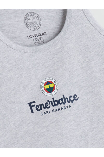 LC Waikiki New Season Crew Neck Printed Boys' Undershirt 2-Piece Set