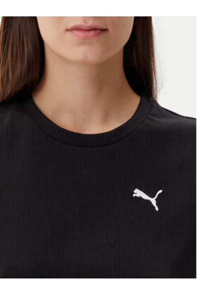 Puma PUMA Elevated Ess Tee - Μαύρο