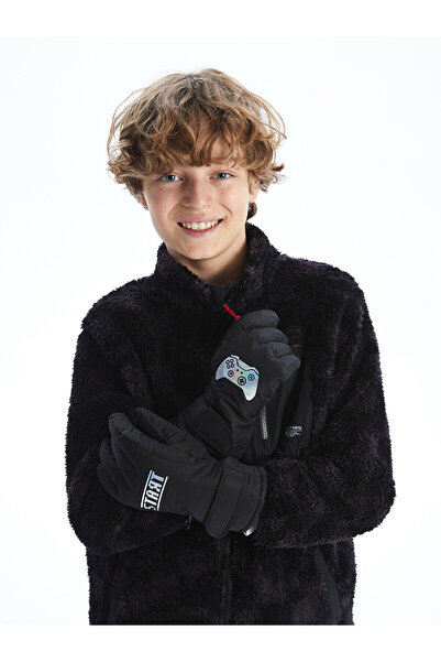 LC Waikiki Lcw Baskılı Erkek Çocuk Kar Eldiveni