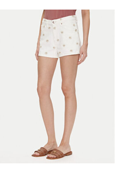 Lee Γυναικείο τζιν σορτς 112363514 Λευκό