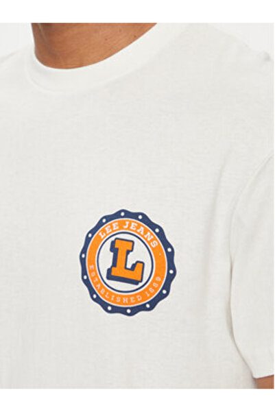 Lee Ανδρικό T-Shirt 112350085 Εκρού