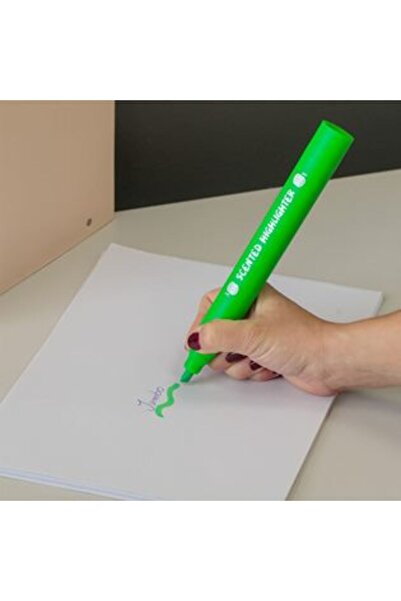 Silver Star Scented Highlighter Large Green with Apple Aroma 23 cm