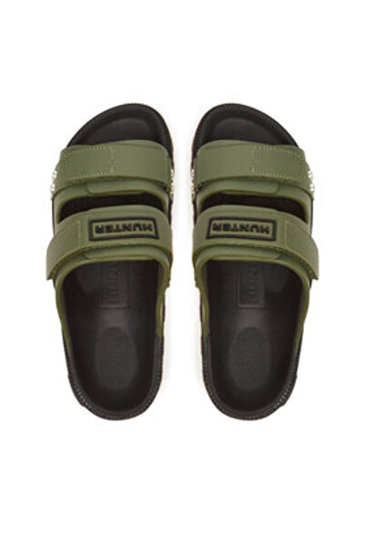 Hunter Γυναικείες σαγιονάρες πράσινες HUNTER-HFRU0004251 LICHEN GREEN