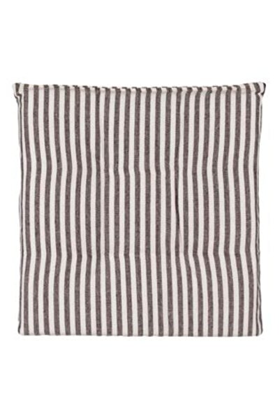 Jumbo Chair Cushion Beige with Brown Stripes 38 x 38 cm