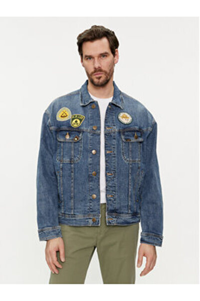 Lee Ανδρικό τζιν μπουφάν 112350102 Μπλε