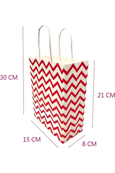 HM2A Small Paper Bags 24-piece Set: 15x21x8 cm Gift Bag, Small Bag Set, goodi...