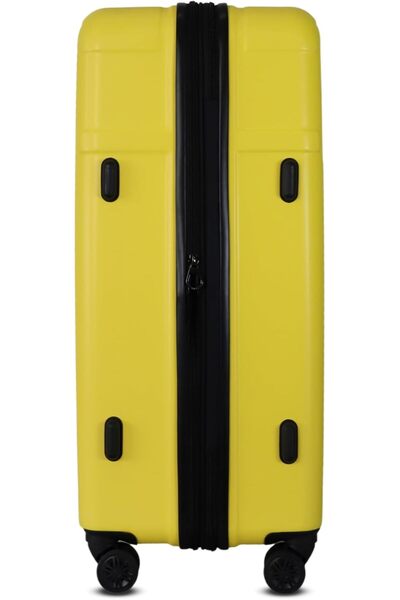 Tom Cruiser Story 24 Inch Hard Trolley - Yellow, ABS+PC Lightweight Travel Suitcase