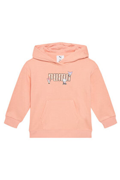Puma Φούτερ για κορίτσια 630063 Κοραλί